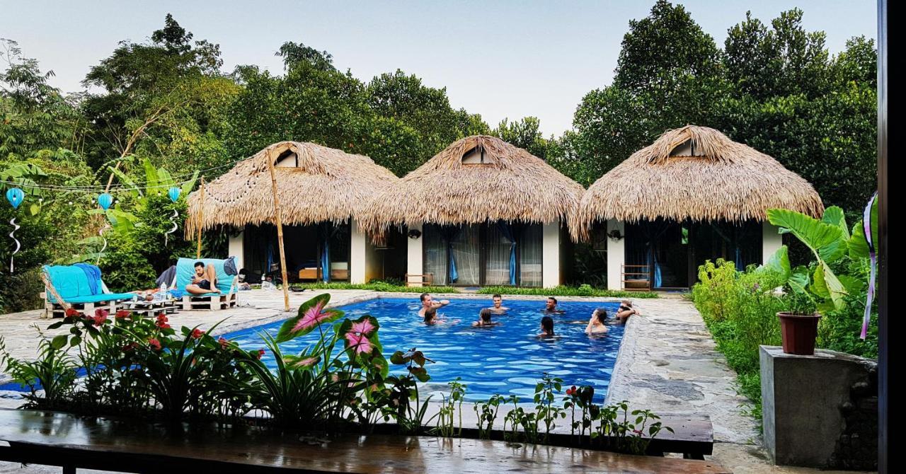 Nomadders Ha Giang Hostel Bagian luar foto